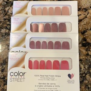 NEW!  Color Street Set of 4 Neutrals